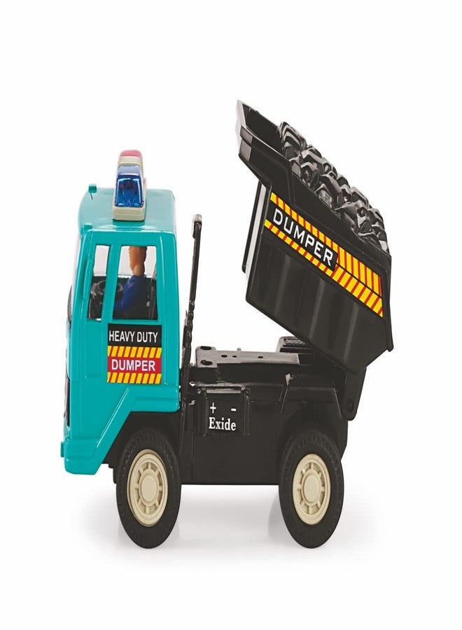 Shinsei Coal Carrier Truck Maintenance Free Pullback Spring Action Race Toy Gift for Boys 3+ Years. Strong ABS Plastic, NO Sharp Edges, BIS Certified. Pack of 1, Color Blue - Image 5
